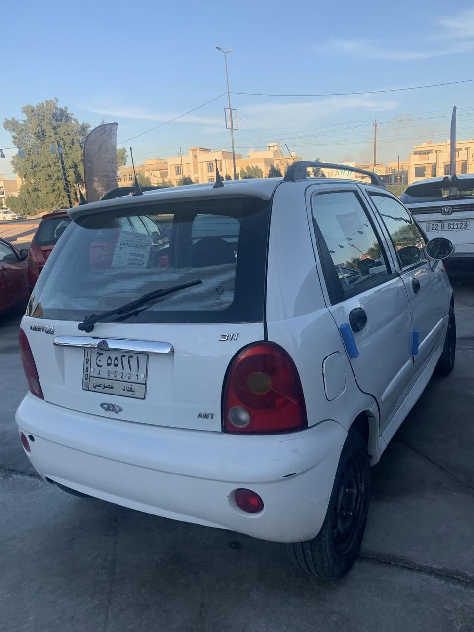 السلام عليكم كيوكيو مكفوله من اي ضررر تخم تاير  اي نقص ما بيها من إيدك على الشارع اتصل ***********
