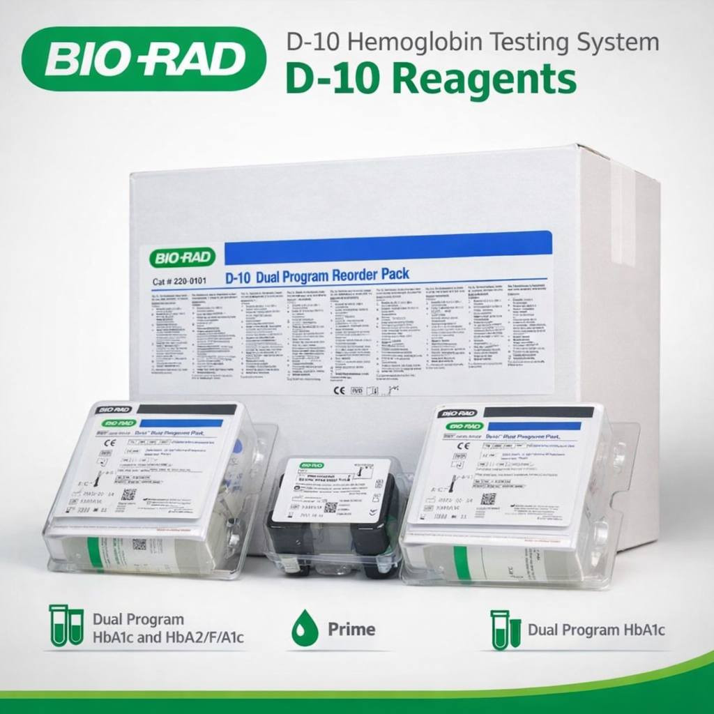 متوفر الآن — في مكتب أطلس للأجهزة الطبية والمختبرية
كتات جهاز D-10
 HbA1c & Dual Program
من شركة 
Bio-Rad 

📍 مكتب أطلس – البصرة / العباسية شارع سيد حامد
📞 للاستفسار والتواصل: ***********

#مختبرات #HbA1c #BioRad #D10 #معدات_مختبرية #AtlasOffice #BasraLabs
