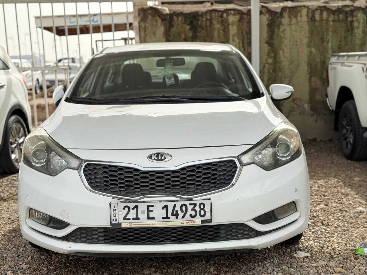 سلام عليكم كيا سيراتو موديل 2014 مكفوله عدا شبرين صبغ  بل بنيد والباقي كفاله عامه رقم سليمانيه دولي تريد تحويل تريد وكاله محرك 1600 ماشيه 100 الف تخم تاير صدر جديد موصفات لد نهاري تبريد قطعتين شفتات سرعه السعر 123 وبيهه مجال مكان السياره واسط الصويره اتصال ***********
