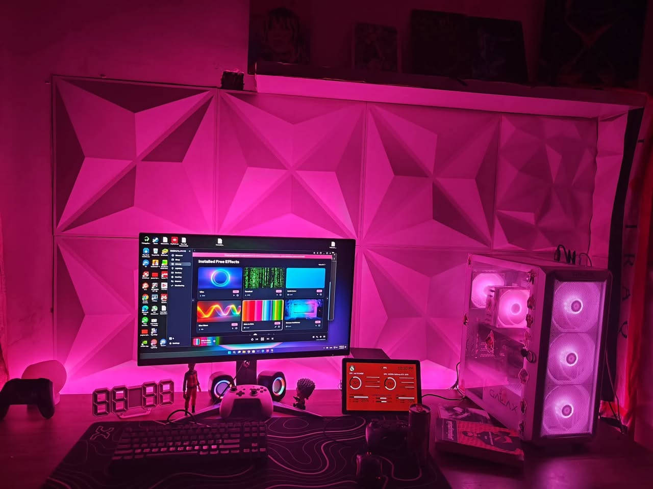 CPU- I513400F
MB-gigabyte b760 ds3h ax wifi+Bluetooth 

GPU-  RTX 3070 Gainward Phoenix

RAM DDR5-TEAMGROUP T-FORCE 32GB 6000 MT/s

power supply-Deepcool DQ850-M-V2L

Full Modular 850

 80 PLUS Gold

Storage-lexar nm620 1tb

galax case

مراوح الكيس والتبريد تم تبديلها بمراوح  (Thermalright

الي بالوجه 3 حجم 140mm والبقية 120mm

Cooler-Deepcool

AG400

Monter-AOC 27 IPS 1080 FHD 165HZ

mouse-Glorious Gaming Model O

keyboard-redragon k552 

mouse pad

headset astro a10

UPS ofline 2800

سبيكرات مع مضخم صوت
اغلب كراتين القطع موجودة
مكاني بغداد الزعفرانية ماعندي توصيل


**إذا كنت صاحب هذا الإعلان وتريد حذفه لأي سبب، رجاءا أرسل رسالة إلى الدعم الفني**