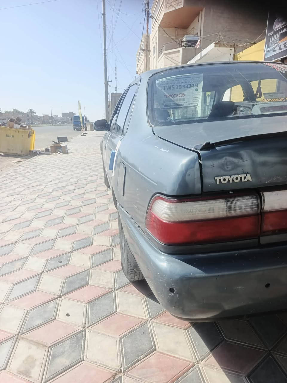 للبيع كورلا موديل ٩٢ 
كاملة من جميع النواحي رقم صلاح الدين باسمي السعر ٤٣ بيها مجال بخ حزام بدون حادث 
***********

