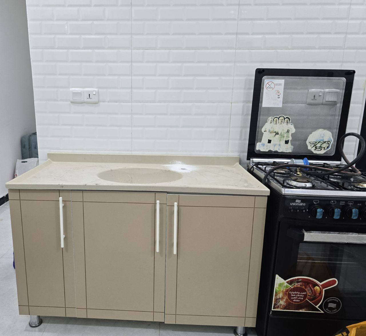 كاونتر متر و20 ارضي وملحق مع سنك متر و20 مرمر MDF خشب . السعر 200 الف

اذا تريد السنك متر ونص اضافه 25 عالسعر 
اذا تريد  انضيف مجر واحد اضافه 10 عالسعر
اذا تريد انضيف ثلاث مجرات اضافه 25 عالسعر
اذا تريد اضافة  ملحق فوك السنك اضافه 75 الف
اذا تريد اضافة فاترينا اضافه 90 عالسعر

التوصيل بغداد  مجاني
اطراف 10
كربلاء  بابل حله 15

النجف +الديوانيه +/الفلوجه ،+الرمادي واسط 20 
صلاح الدين 25
عماره +سماوه+الناصرية 25🌹🌹🌹🌹🌹🌹🌹
البصرة35
اطراف البصرة 50


**إذا كنت صاحب هذا الإعلان وتريد حذفه لأي سبب، رجاءا أرسل رسالة إلى الدعم الفني**