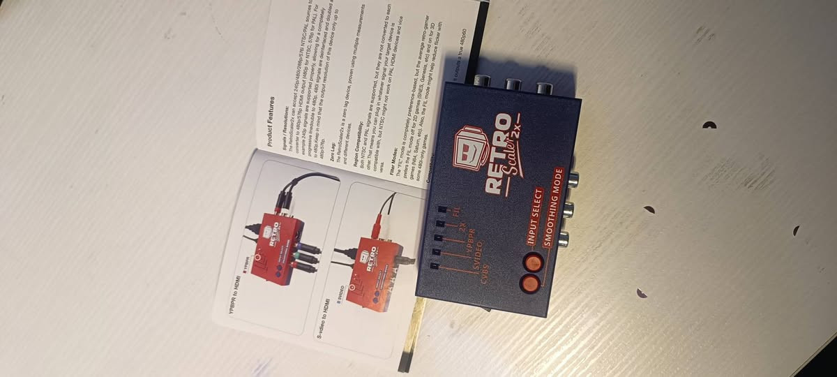 هل تمتلك أجهزة ألعاب كلاسيكية (Retro Consoles) وتريد لعبها على شاشاتك الحديثة (LCD/LED) بوضوح عالٍ؟ هذا هو الحل المثالي!
جهاز RetroScaler2x هو رفيقك الأفضل لاستعادة ذكريات الزمن الجميل. يقوم هذا المحول بتحويل إشارة أجهزتك القديمة (مثل PS2, N64, Dreamcast, SNES, NES) إلى جودة HD، مع ضمان عدم وجود أي تأخير (Zero Lag) في الصورة لتجربة لعب سلسة تماماً.
المميزات:
رفع دقة الصورة إلى 480p/576p لتظهر بشكل أوضح على الشاشات الحديثة.
أداء سريع جداً بدون تأخير (Zero Lag) مثالي للألعاب التنافسية.
متوافق مع معظم أجهزة الألعاب الكلاسيكية القديمة.
سهل التركيب والاستخدام.
🚚 تتوفر خدمة التوصيل إلى جميع المناطق.
للاستفسار أو الطلب، يرجى إرسال رسالة مباشرة!
__________________________________
ئایا یارییە کۆنەکانت (کۆنسۆڵە کۆنەکان) لەسەر شاشەی مۆدێرن (LCD/LED) بە ڕوونی نابینیت؟ ئەمە چارەسەرەکەیە!
RetroScaler2x باشترین ئامێرە بۆ گەڕانەوە بۆ سەردەمی زێڕینی یارییەکان. ئەم ئامێرە وێنەی کۆنسۆڵە کۆنەکانت (وەک PS2, N64, Dreamcast, SNES, NES) دەکاتە HD و بەبێ هیچ دواکەوتنێک (Zero Lag) لەسەر شاشەکانت نیشانی دەدات.
تایبەتمەندییەکان:
بەرزکردنەوەی کوالێتی وێنە بۆ ئاستی 480p/576p.
کارکردن بەبێ هیچ دواکەوتن (Zero Lag) - تایبەت بۆ یاریزانانی پیشەگەر.
پشتیوانی لە زۆربەی کۆنسۆڵە کۆنەکان.
بەکارھێنانی زۆر ئاسانە.
🚚 خزمەتگوزاری گەیاندن (Delivery) بەردەستە بۆ هەموو شوێنێک.
بۆ زانیاری زیاتر و داواکردن، نامە بۆ پەیج بنێرن! أربيل, العراق


**إذا كنت صاحب هذا الإعلان وتريد حذفه لأي سبب، رجاءا أرسل رسالة إلى الدعم الفني**