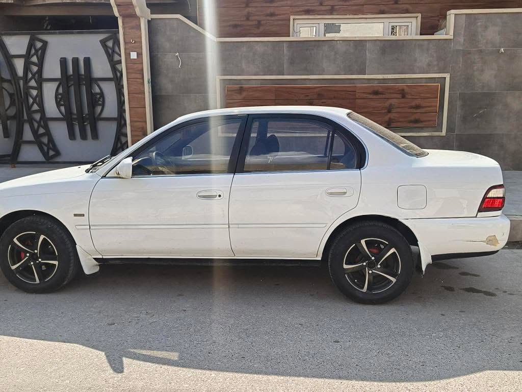 للبيع
كورولا 
موديل/1995
توماتيك /تبريد شغال 
صبغ /فقط شبر بلصندوق والباقي كله اصلي . 
رقم الماني نينوى .سنويه جديده 
محرك +كير كله بشرط 
موقع السياره /نينوى حي التحرير 
للتواصل خاص او على رقم ***********
سعر السياره /60مجال كلش بسيط
