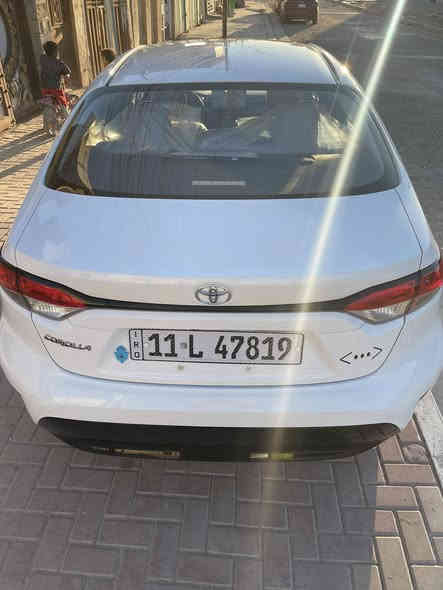 السلام عليكم ✨
كورولا للبيع 2024 هايبرد 🔋🚗
مكينة 1800 ⚙️، لون أبيض 🤍، مكفولة على وضع الشركة 🛠️
التحويل ثاني يوم 📄، رقم بغداد 📍

ماشية فقط 7562 كيلو 🛣️
 • الجام مغلف برايز درجة أولى 🪟✨
 • الأرضية مغلفة درجة أولى 🛟
 • الدشبول والأبواب مغلفة شفاف 🔒
 • الكشن مغلف درجة أولى 💺
 • الجنطة مغلفة بالكامل 🎒✨

السيارة ما مشتغلة تكسي 🚫🚕
استعمال بيت نظيف جداً 🏠✨

ملاحظة بسيطة: خدش ناعم بقدر الإصبع على باب خلف السائق، ما يبين ✔️🔍

السعر 155 وبمجال بسيط جداً 💵
حك الجية 🔧

📌 غير متواجد على الفيس… التواصل فقط هاتف
📞 ***********
