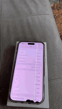 سلام عليكم ايفون 16 Pro Max للبيع فقط 
بطارية تقرة 91%
عدد الدورات 377
الجهاز لا مفتوح ولا بي عطل
فقط هاذه الخط الي بل شاشة
لمس يلمس فقط الخط
تريد تبدلة تريد تعوفة لان الجهاز مامفتوح بكيفك بعد
موضحلك بل فديو هم 
السعر 850 وبي مجال
مكاني العطفيه
تفاصيل اكثر اتصل 
***********
