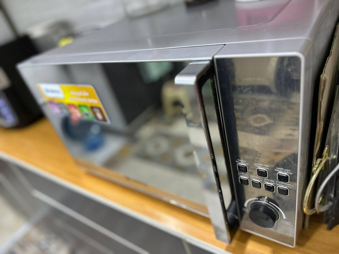 السلام عليكم مايكرويف من DENKA✨
جديد كلش نضافه 100/100 استعمال كلش قليل 
للتفاصيل اكثر الاتصال على هذا الرقم*********** 👍
