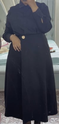 فستان اسود • مقاس ٤٠-٤٦ • مع حذاء