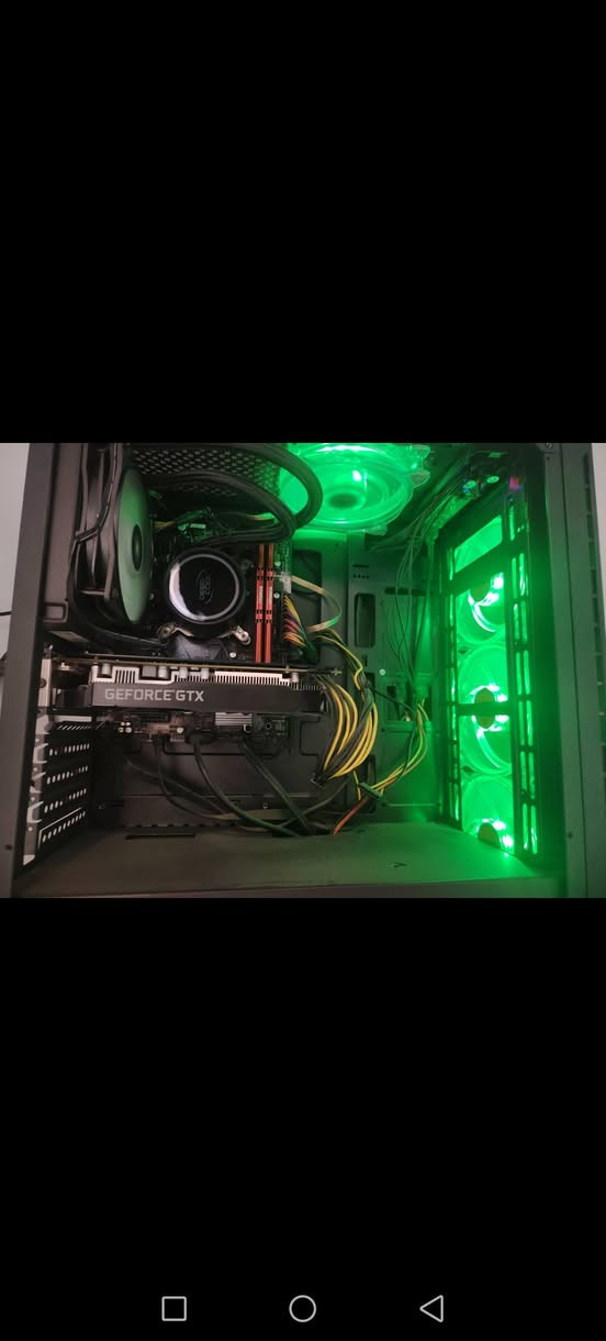 حاسبة للبيع
كارت الشاشة gtx 1660 ti
i5_th9المعالج.
وتبريد مائي على المعالج deepcool 
رامات 2*8 
ذاكره تيره hhd و 250؛ ssd
والاغراض كلها علبها موجود المذربورد و الكارت و المعالج و البور سبلاي و المبرد هم
السعر 550 الف مكاني البصرة التنومة


**إذا كنت صاحب هذا الإعلان وتريد حذفه لأي سبب، رجاءا أرسل رسالة إلى الدعم الفني**