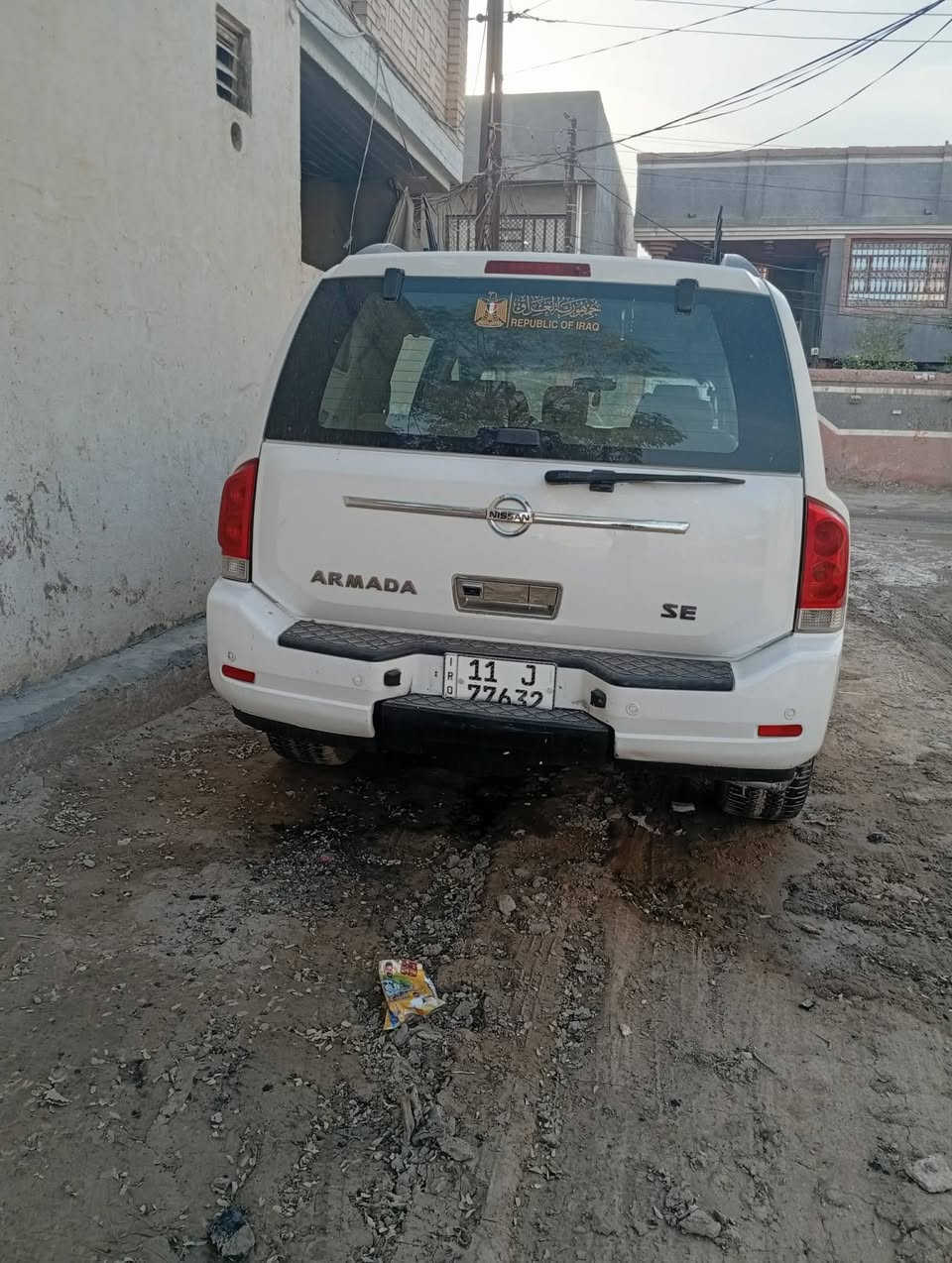 🚗 للبيع: نيسان ارمادا 2009
📍 مكان السيارة: واسط / الكوت
📞 للتواصل: ***********
💰 السعر: 115 ورقة – قابل للتفاوض
🛠️ المحرك: 8 سلندر - V8

• حساسات أمامية وخلفية
• جام كهربائي
• فتحة سقف
• تحكم ستيرن
• مقاعد كهربائية
• تدفئة وتبريد/ بعد بيه مواصفات سياره 

⚠️ أضرار السيارة:
• وارد خليجي
• صبغ عام للجمالية بدون معجون أو حادث 
• كفالة الكير والمحرك 

📌 تفاصيل إضافية:
• رقم السيارة بغداد الدولي الجديد
• باسمي السياره تحويل مباشر
• لون السيارة: أبيض
