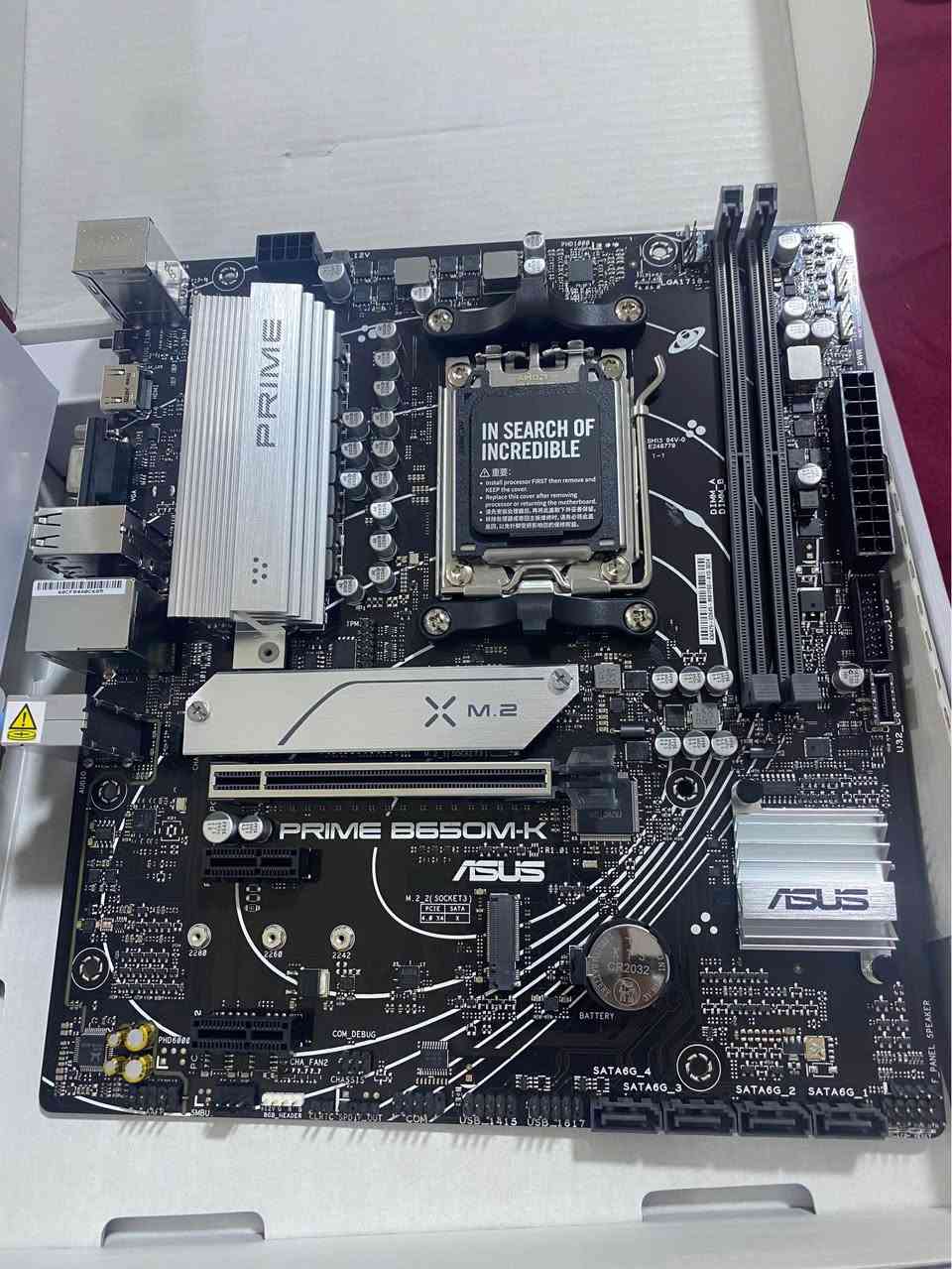 السلام عليكم 
مذر بورد Asus prime B650M-K 
جديد مامستخدم مكاني بغداد الشراي يراسلني خاص ويدلل بغداد, العراق


**إذا كنت صاحب هذا الإعلان وتريد حذفه لأي سبب، رجاءا أرسل رسالة إلى الدعم الفني**