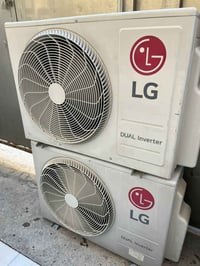 سبالت نوع LG انفيرتر تحكم بالامبير حجم طن ونص ( 18.000 ) Btu  العدد 2 ...