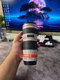 عدسة كانون ٧٠-٢٠٠ • نضافتها ٩٥٪ • مكاني العماره