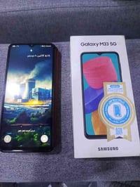 سامنسوك M33 5G ذاكره ١٢٨ جهاز نضافه ١٠٠/١٠٠ كفاله عامه  نضيف بشكل سعر ...