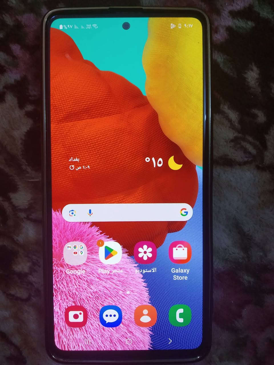 للبيع سامسونك a51 كفاله وضمان بوبجي 60 فريم شاشه سوبر امولد بصمه بالشاشه ذاكره 128/8 للبيع 125 للاتصال ***********
