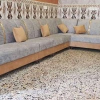 ديوان 10 مقاعد • قماش قديفه • ضمان سنه