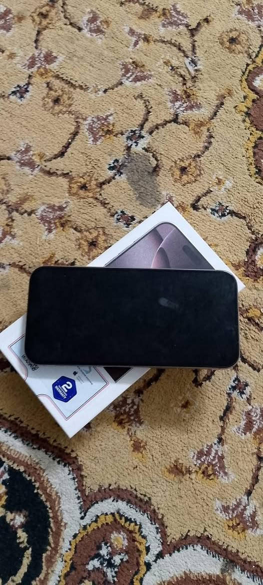 اهلا زبائننا الكرام
-مستخدم🔻

ايفون 16 برو ماكس

 iPhone16 pro Max

————

نظافة الجهاز 100%

مع الباكيت والكيبل بضمان ABM

البطارية::99%

عدد دورات الشحن (88)

————

السعر : 1350,000 🔒 

————

ملاحضه باقي للضمان ماله 8 اشهر  🩵🩵 اتصال :***********
