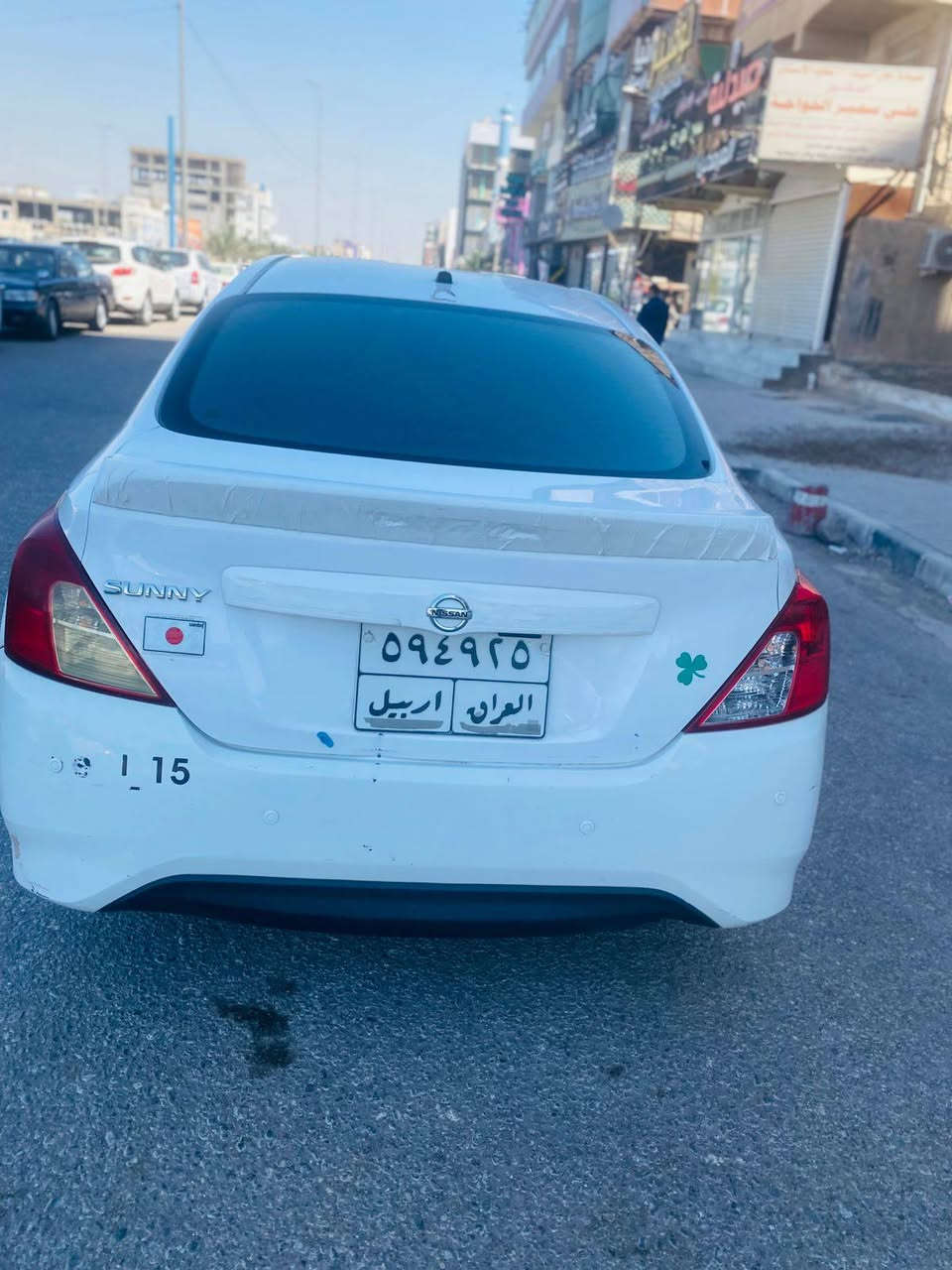 سلام وعليكم سياره للبيع نيسان صني موديل 2020سياره جديده تبريد حداديه سياره كفاله من صبغ وتبديل المكان نحف السعر 105😍رقم***********
