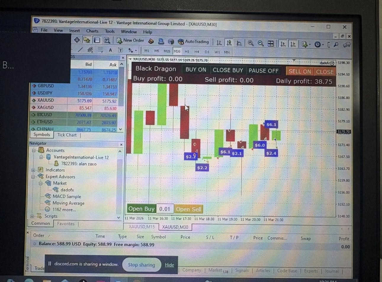 لابتوب فوريكس 💸🚀
Bot 🤖

1-Gold Dragon EA | Buy Trading Robot (Expert Advisor) for MetaTrader 4🚀

2-EA Black Dragon | Buy Trading Robot (Expert Advisor) for MetaTrader💸❤️‍🔥

3-K Trade Assistant | Free Download Trading Utility for Meta Trader 4💸

Laptop

Core i5 

Ssd 256

📍Zakho


**إذا كنت صاحب هذا الإعلان وتريد حذفه لأي سبب، رجاءا أرسل رسالة إلى الدعم الفني**