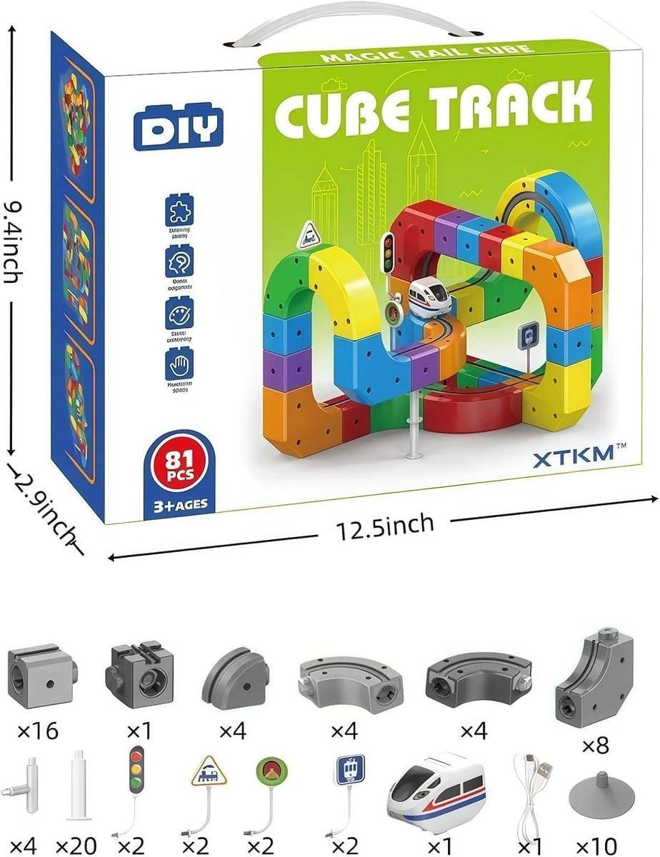 هذه اللعبة هي مجموعة مسار القطار المغناطيسي "ماجيك ريل كيوب" (Magic Rail Cube) من ماركة XTKM، وهي لعبة تعليمية ثلاثية الأبعاد تعتمد على التركيب الذاتي.
المميزات: مسارات مرنة ذاتية التركيب مع قطار كهربائي يعمل بالبطارية، وتتميز بتقنية "مضادة للجاذبية". 

المحتويات: تتكون المجموعة من 81 قطعة. 

الفئة العمرية: مناسبة للأطفال من عمر 3 سنوات فما فوق. 

سعر ٢٥الف وي التوصيل


**إذا كنت صاحب هذا الإعلان وتريد حذفه لأي سبب، رجاءا أرسل رسالة إلى الدعم الفني**