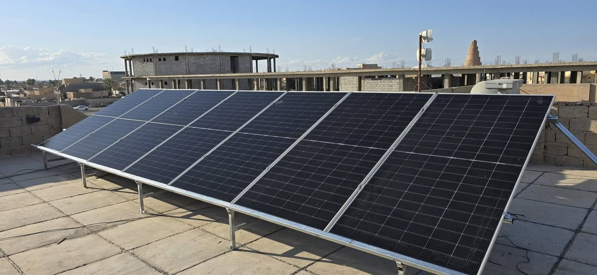 بأشراف وتنفيذ كادر هندسي مختص في أجهزة الطاقة الشمسية للمنازل والمكاتب والمنظومات الزراعية ذو خبره تصل الى 6 سنوات

⚡ اليوم من سامراء حي الملعب  ⚡
تم وبحمدلله تجهيز ونصب
 منظومة ( 16 امبير نهاري 16 ليلي )  التفاصيل
🔹 إنفيرتر كوس بور 6 كيلو ضمان 3 سنوات استبدال 
🔹 بطارية ليثيوم 15kw Lvtopsun  ضمان 5 سنوات 
🔹 الواح لونجي 620w عدد 7
🔹 بورد حماية متكامل مع جوزه واي فاي 
🔹أسلاك  DC و أسلاك AC
🔹 حديد حداده مغلون
🔹 ربط ومتابعة عبر الإنترنت 

مكتب التقنيات الحديثة للطاقة الشمسية
 صلاح الدين سامراء فلكةالشروق مقابل مطعم حبايبنا -
*********** 📞مهندس محمد مانع
*********** 📞محمد صالح
#طاقة شمسية
#بغداد
#المنصور
#سامراء
#تكريت
