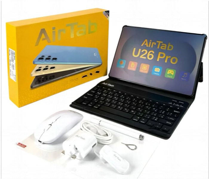 AirTab U26 Pro قوة، سرعة، وشاشة كبيرة… كلشي تحتاجه للدراسة، الشغل، والترفيه 📱💻
⭐ مميزات AirTab U26 Pro
📱 شاشة كبيرة وو️هيبة
• شاشة 10.1 إنج FHD Incell
• صورة واضحة وألوان حلوة للنت، الأفلام، والدراسة
⚡ أداء قوي وسريع
• معالج MTK6991 ARM
• رام 16GB + ذاكرة 1TB 🔥
• يفتح برامج وألعاب بدون تعليق
🔋 بطارية تعيش وياك
• بطارية عملاقة 10000mAh
• استخدام طويل بدون شحن متكرر
📸 كاميرات قوية
• كاميرا خلفية 30MP
• كاميرا أمامية 13MP
• مثالي للمكالمات أونلاين والتصوير
📶 يدعم 5G
• إنترنت سريع وين ما تكون
• مناسب للدراسة الأونلاين والشغل
⌨️ كي بورد عربي + إكسسوارات
• يجي ويا كيبورد عربي
• سماعة بلوتوث
• ماوس وشاحن – جاهز للاستخدام مباشرة
🤖 أحدث نظام تشغيل
• Android 15
• تجربة حديثة وسلسة بغداد, العراق


**إذا كنت صاحب هذا الإعلان وتريد حذفه لأي سبب، رجاءا أرسل رسالة إلى الدعم الفني**