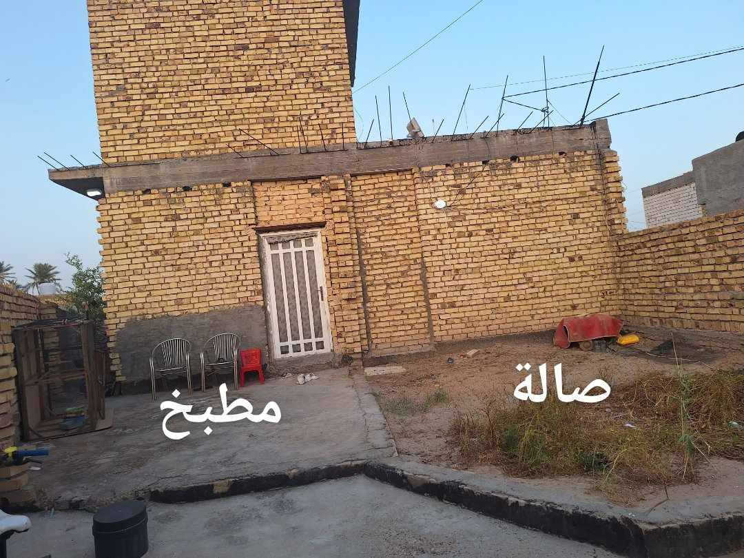 بيت طابو زراعي المساحه ٢٥٠ سند ٢٥   عرض الشارع ١٠   كامل من الخدمات ابي كهرباء ومجاري نقص بي الصاله والمطبخ  طابوك درجه اول رفت ٦٠ ب ٥٠ صب مركزي بناء ٢٠٢٢ بكرلي قرب جامع سلمان لمحمدي قطع بيت برتو
*********** 
السعر ٨٠
