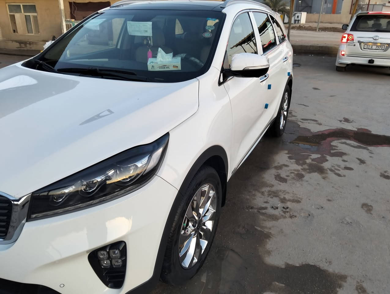 سلام عليكم سورنتو خليجي ماشيه 40 الف مكفوله كفاله
عامه حته من شخط كويتي معروفه بصمه جنطه شفط
 بني رامه خمس كاميرات  قياده ذاتيه فورويل مكينه 6 سبعه 7راكب ثلاث قطع تبريد كشن كرهبائي 
 تبريد تدفئه بل كشن
هواي مواصفات ما اعرفه رقم بغداد نكليزي بسمي 
موديل 2020 السياره جديده نمعنا الكلمه السعر300 ورقه *********** مكان كربلاء
