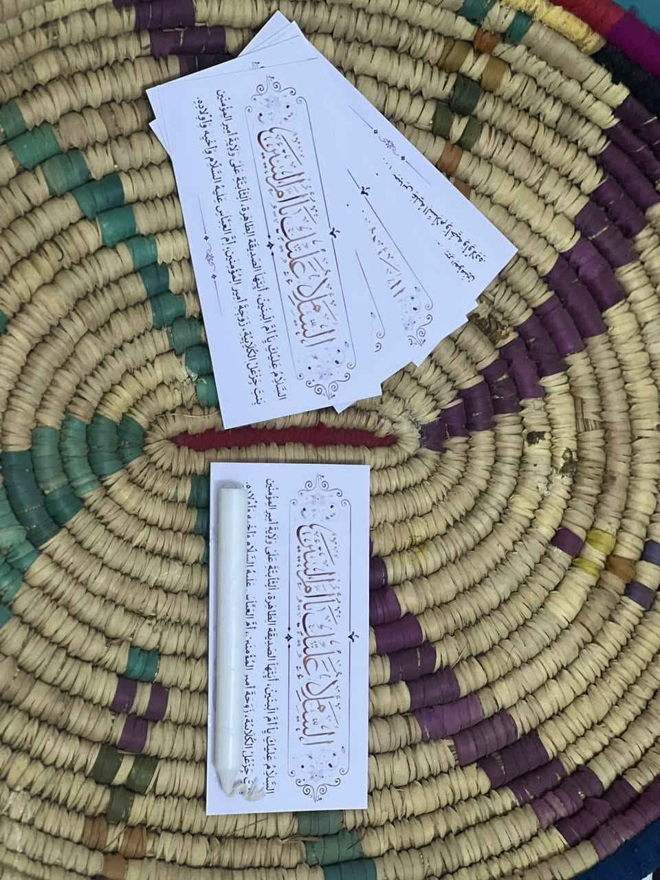 اللهم صلِ  ع محمد وآل محمد 

السلام عليكم 
هاي توزيعات الشهر محرم الحرام متوفرات عندي او 
اي تصميم او فكره بالكم قابل للتفيذ وبسعار جداا مناسبه ✨✨

للطلب راسلوني عالخاص 🤍🤍


**إذا كنت صاحب هذا الإعلان وتريد حذفه لأي سبب، رجاءا أرسل رسالة إلى الدعم الفني**