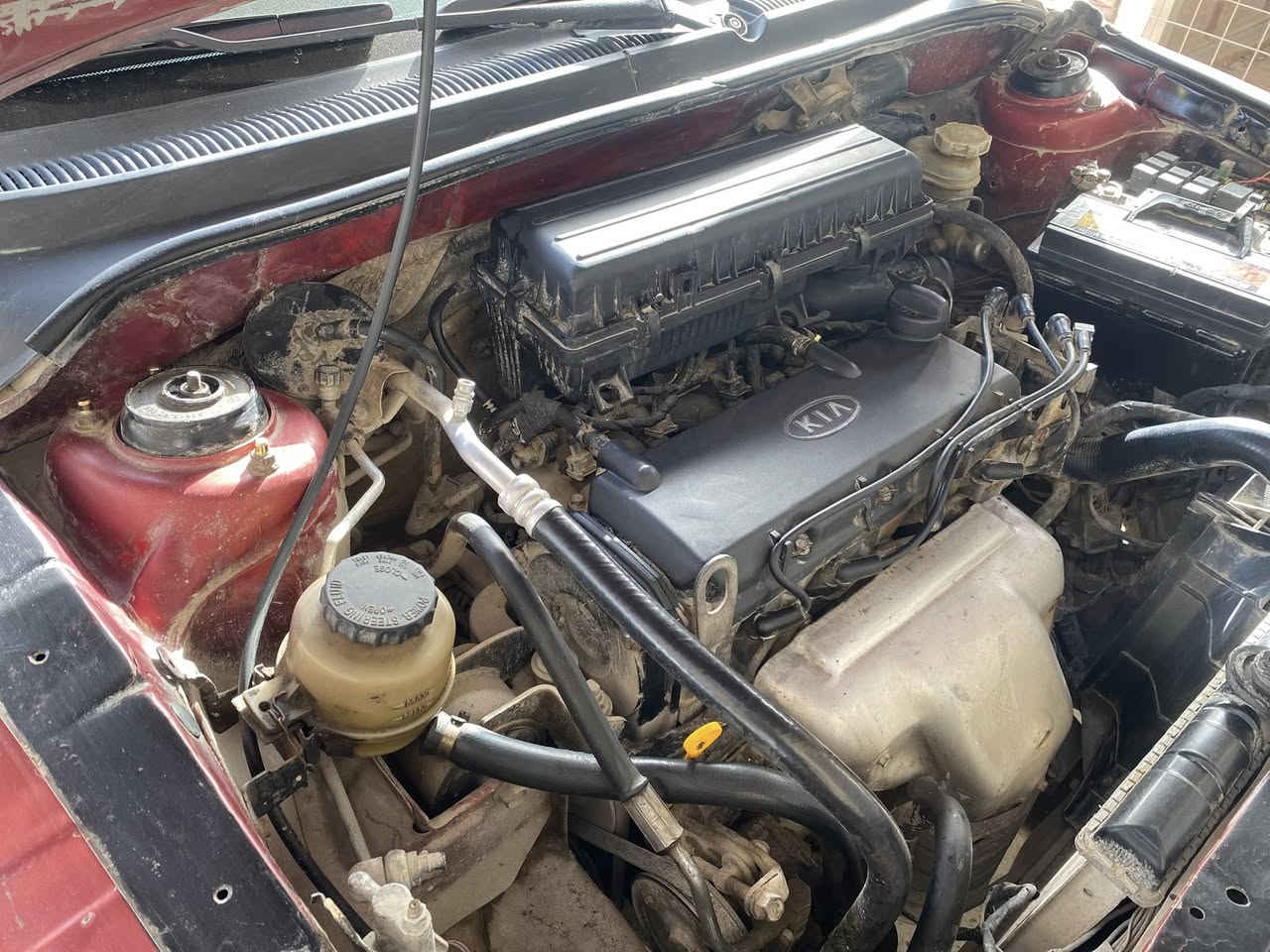 كيا ريو 2003 اوتماتيك سعر ٣٨ كير محرك شرط فحص كهربائيات شغاله ***********
