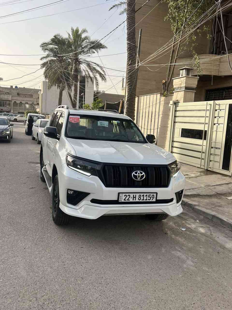 السلام عليكم للبيع
النوع : لاند كروز برادو 
الفئه : TXS 
سنه الصنع :2023 
ضمانها : شركت ساز 
الحاله : كفاله عامه 
عداد كيلو متر : 32 الف كيلو متر 
نوع الوحات : رقم اربيل تحويل او وكاله بشرط
مكان السياره : بغداد 
رقم الهاتف :***********

السعر ب 475 وبيها مجال
