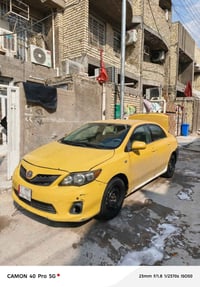 كورولا موديل 2009 سياره بيها ضربه بالصندوق وبيها شاملغ امامي ما واصله ...