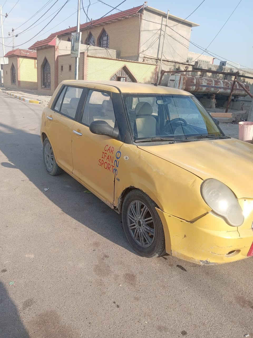 ليففان ٢٠١١ سياره جاهزه كير مكينه مكفولات كهربائيات كامله سياره تبريد فقط غاز بيه ضربه بصيطه فوك قبق بانرين السياره راعيه يريد يحول لسياره مطولبه هيئه ٦٠٠٠
والسياره سعره ١٠ وراق فقط لهيئه عليك لغرمات عليه إذا طلع عليه 

*********** رقم كربلاء المقدسة
