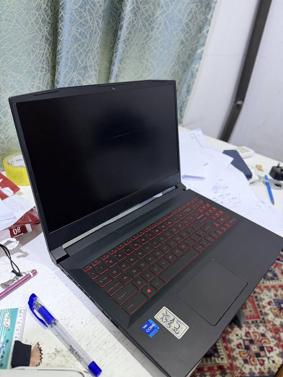 💻 MSI GF66 Katana
 • المعالج: Intel Core i7-11800H (الجيل 11)
 • كرت الشاشة: RTX 3060 ‏(6G
 • الرام: 16GB DDR4
 • التخزين: SSD ‏1TB تقريبًا (932GB فعلي)
 • الشاشة: 2k 165hz
 • النظام: Windows 11 Pro
     • البطارية حالته 100‎%‎ 
 • الحالة: مستعمل
للتواصل ***********
العنوان بغداد حي الخضراء
