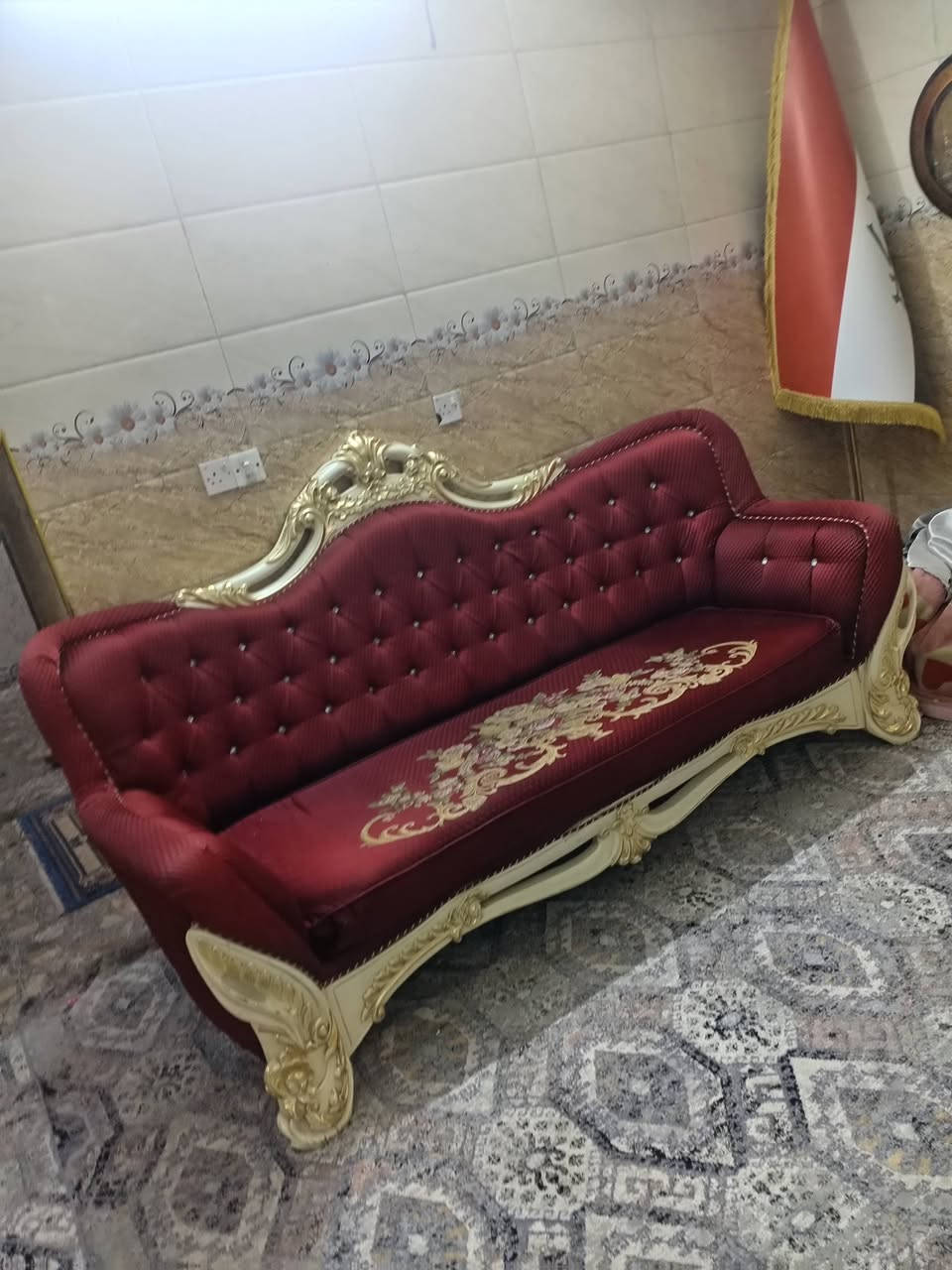 السلام عليكم تخم زان تركي 10 مقاعد كاونتر قطعتين مرمر مع جهاز تمرين مال جسم وغراض صالون مكاني بغداد اكو توصيل رقمي واتسب ***********
