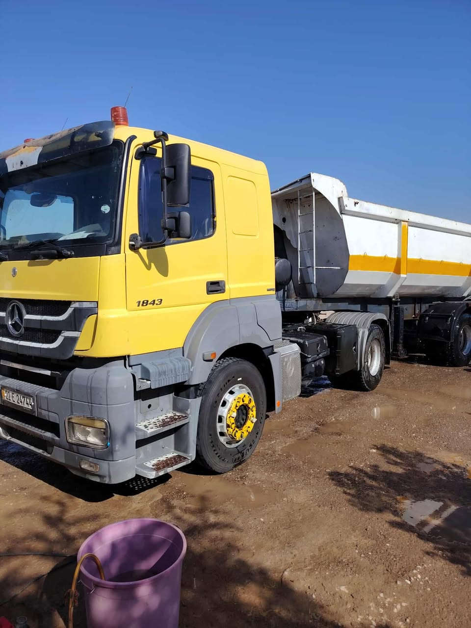 للبيع🛑🛑🛑
فول مواصفات

 موديل ٢٠٠١١ 

حجم ٤٣ ١٨

رتايتر 

رقم أربيل دولي 

عرجه بدون كلج

 تخم تاير راس وعربانه

بس كلها بشرط كير محرك صبغ على كلشي

٣٨٥ وبيها مجال قليل

ارجو استفسار اتصل على الرقم  

***********

***********
