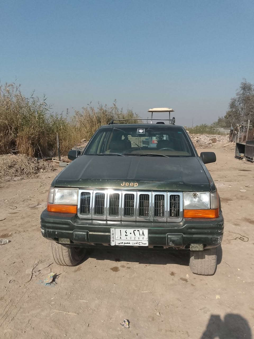 السلام عليكم
للبيع جيب شيروكي موديل 96
محور محرك ياباني (2500) كفالة محرك وكير  
السعر (38) وبي مجال تريد وكالة تريد تحويل 
(المكان بابل الحله )
للاتصال (***********)
