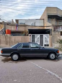 مارسدس 300 بلادي قبق اسود  1991 فول يلاديه كله سياره كشنات جلد كهربايا...