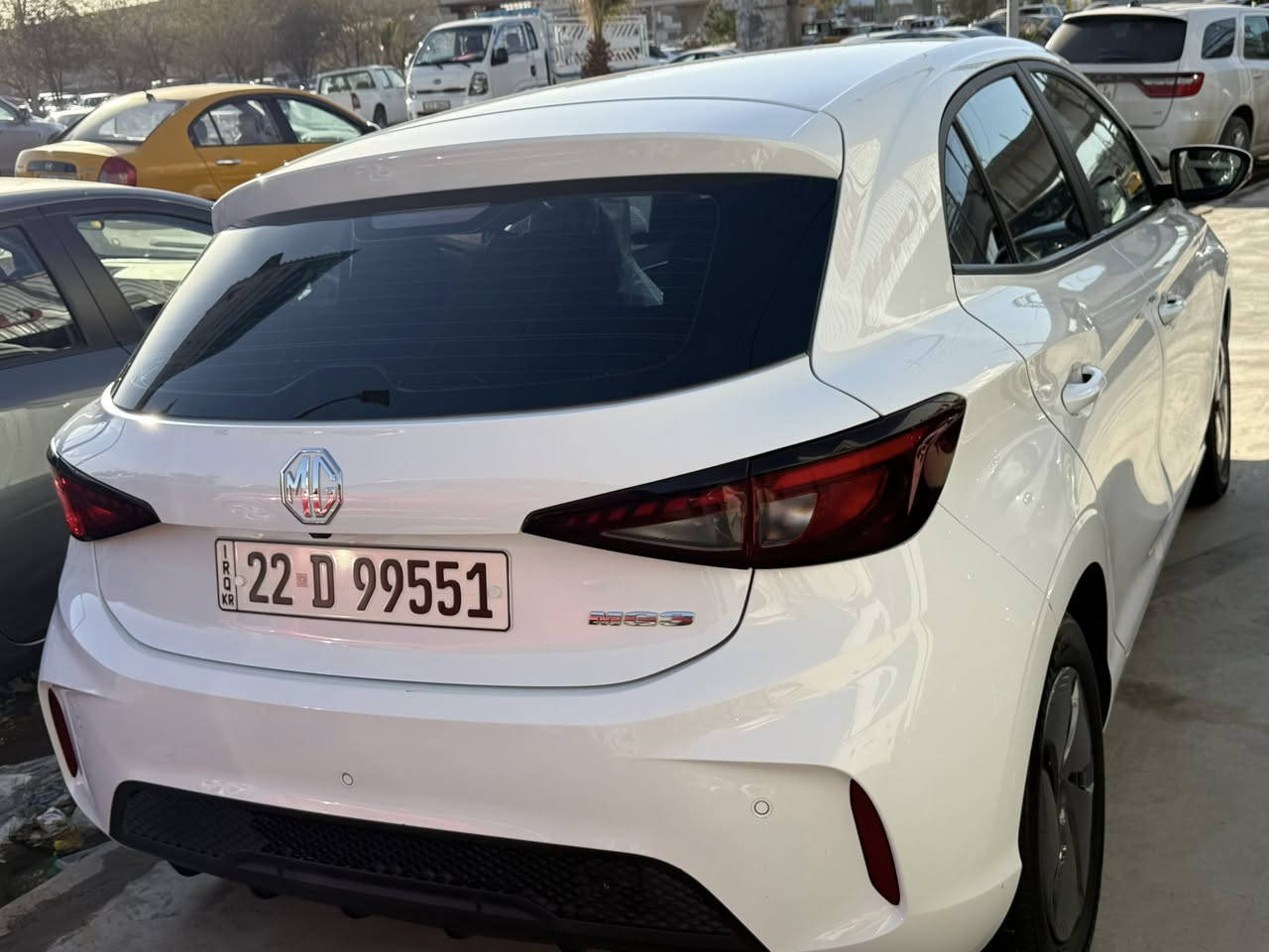MG3  لبيع
2024
كلين تايتل
ماشي ٢٤ km
صفر شركه ضمان 
شرط الرصعه ول صبغ ول تعديل 
سعر ٩٨ ورقه 
مكان سياره كركوك 
***********

