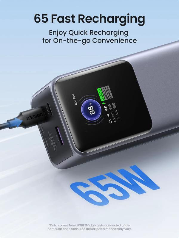 Power Bank UGREEN  200W – 25000mAh،  👇🔥 #ارخص_سعر_بالعراق_95_الف_شامل_التوصيل_بدلا_من 115 المنقذة وقت الشدات من UGREEN   المبدعة 🔋⚡ باور بنك UGREEN 200W – الوحش الحقيقي للشحن السريع! 💼 سعة هائلة | ⚡ قوة جبّارة | 🖥 شاشة TFT ذكية ✨ إذا تدور على باور بنك يشحن لابتوبك وموبايلك بنفس الوقت وبأقصى سرعة… هذا هو الاختيار الصح! 🚀 المواصفات الرئيسية: 🔥 قدرة إجمالية: 200W 🔋 سعة البطارية: 25000mAh – مثالي للسفر والعمل والطلعات 🖥 شاشة TFT ذكية تعرض الجهد، الواط، نسبة الشحن والتفاصيل لحظة بلحظة ⚙️ تقنيات حماية متعددة: ضد الحرارة، ضد الجهد الزائد، ضد التيار العالي 🔌 منافذ الشحن: ⚡ USB-C1: قدرة تصل إلى 140W Max – مناسب للابتوبات (MacBook / Windows) ⚡ USB-C2: قدرة تصل إلى 100W Max – شحن سريع للتابلت والموبايلات 🔵 USB-A: قدرة 22.5W Max – يدعم QC & SCP & FCP 📌 المجموع الكلي للطاقة: 200W موزعة بذكاء بين المنافذ حسب الحاجة 🎁 اللي يجي ويا الجهاز: 🧵 حقيبة Velvet فاخرة للحماية والتنقل ⚡ كيبل USB-C إلى USB-C بقدرة 240W 🔒 جودة UGREEN الأصلية – أداء مضمون وثقة عالية 💼 مناسب لـ: 💻 لابتوبات (MacBook / Lenovo / HP / Dell) 📱 جميع هواتف الأندرويد والآيفون 🎮 نينتندو سويتش 🛠️ الطلعات – الرحلات – السفر – العمل الخارجي 🔥 باور بنك واحد يغنيك عن كل الشواحن! ⚡ سرعة خارقة – قدرة عالية – تصميم أنيق للحجز والاستفسار *********** واتساب يتوفر توصيل جميع المحافظات العزيزة

