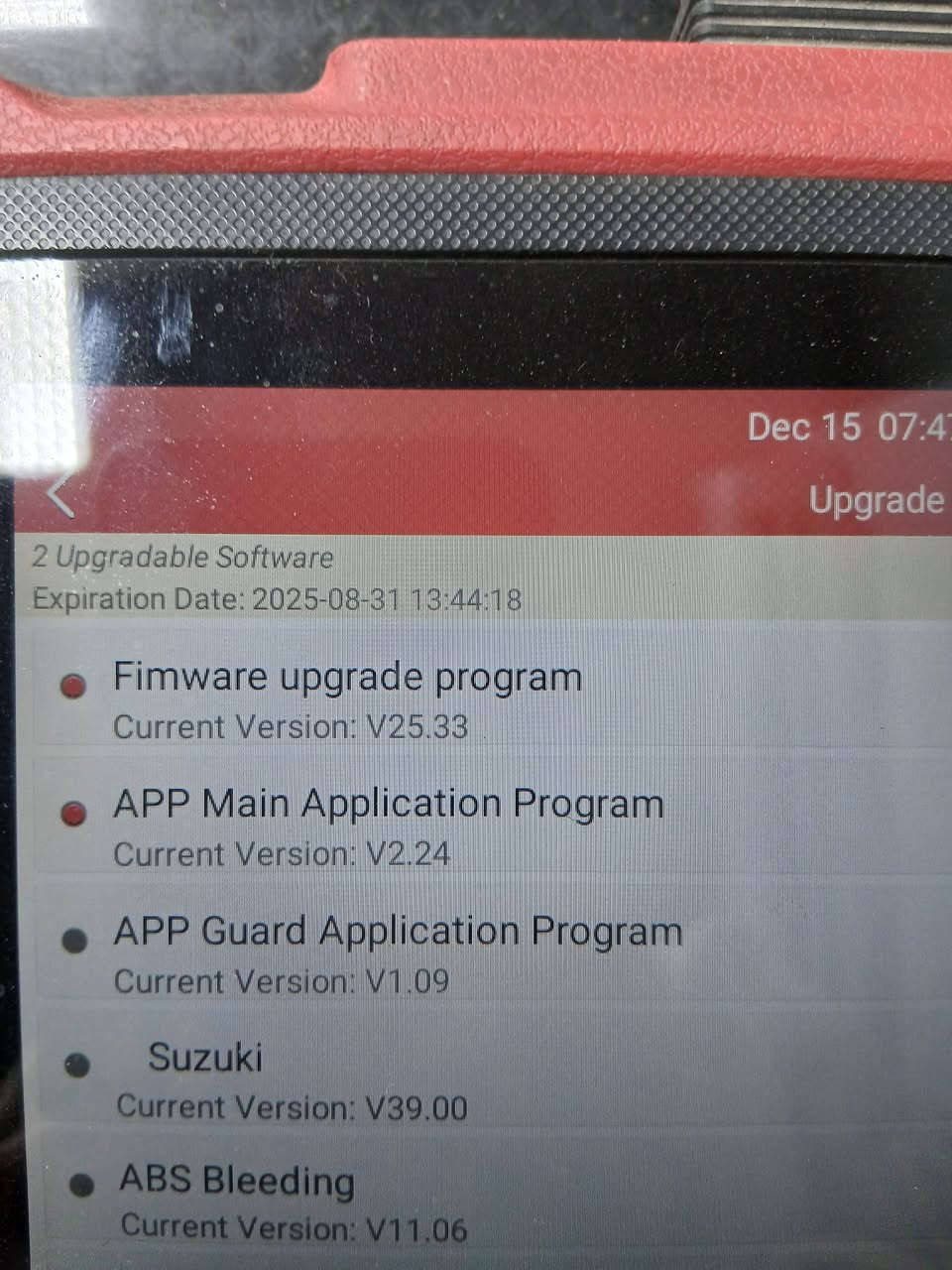 السلام عليكم 
اوبيدي ستار p50 ٣٠٠ الف منتهي تحديث شهر ١/٢٦
نضافه ١٠٠% مشتغل بي فقط سيارتين  
قطعه canfd الخاصة بالجهاز ابيعه وحدها سعرها ٩٠ الف 
جهاز لانج ٣٥٩  منتهي تحديث شهر ٨/٢٥ ٢٠٠ الف 
بغداد نفق الشرطة 
***********
