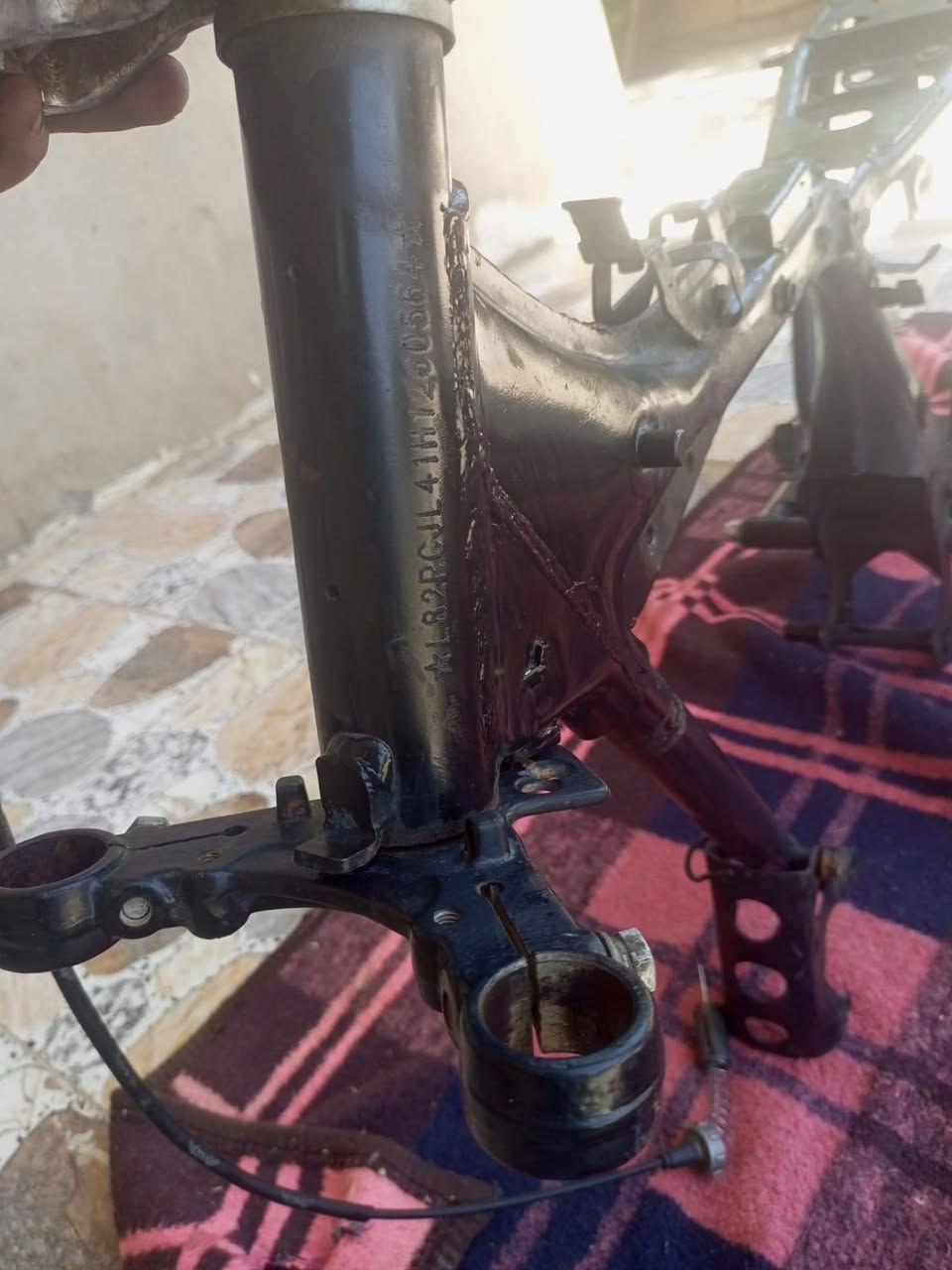 السلام عليكم غراض نامه للبيع ومحرك 5 كير هم للبيع كل الغراض شغاله وجدد والمحرك عمرته قبل سبوع شتريد راسلني خاص وتدلل دبلات شغاله تاير كدام وويل كامل حتا قرص مال بريك بي التاير الخلفي بس يعوزه جوب كامل هوه ول ويل شاصي 19 جديد. شاصي كامل هوه ول سكان ول ولبريك جك هم موجود جديد كابريتر ثنين جدد شغالات وصفايح هم كلشي وسعره


**إذا كنت صاحب هذا الإعلان وتريد حذفه لأي سبب، رجاءا أرسل رسالة إلى الدعم الفني**
