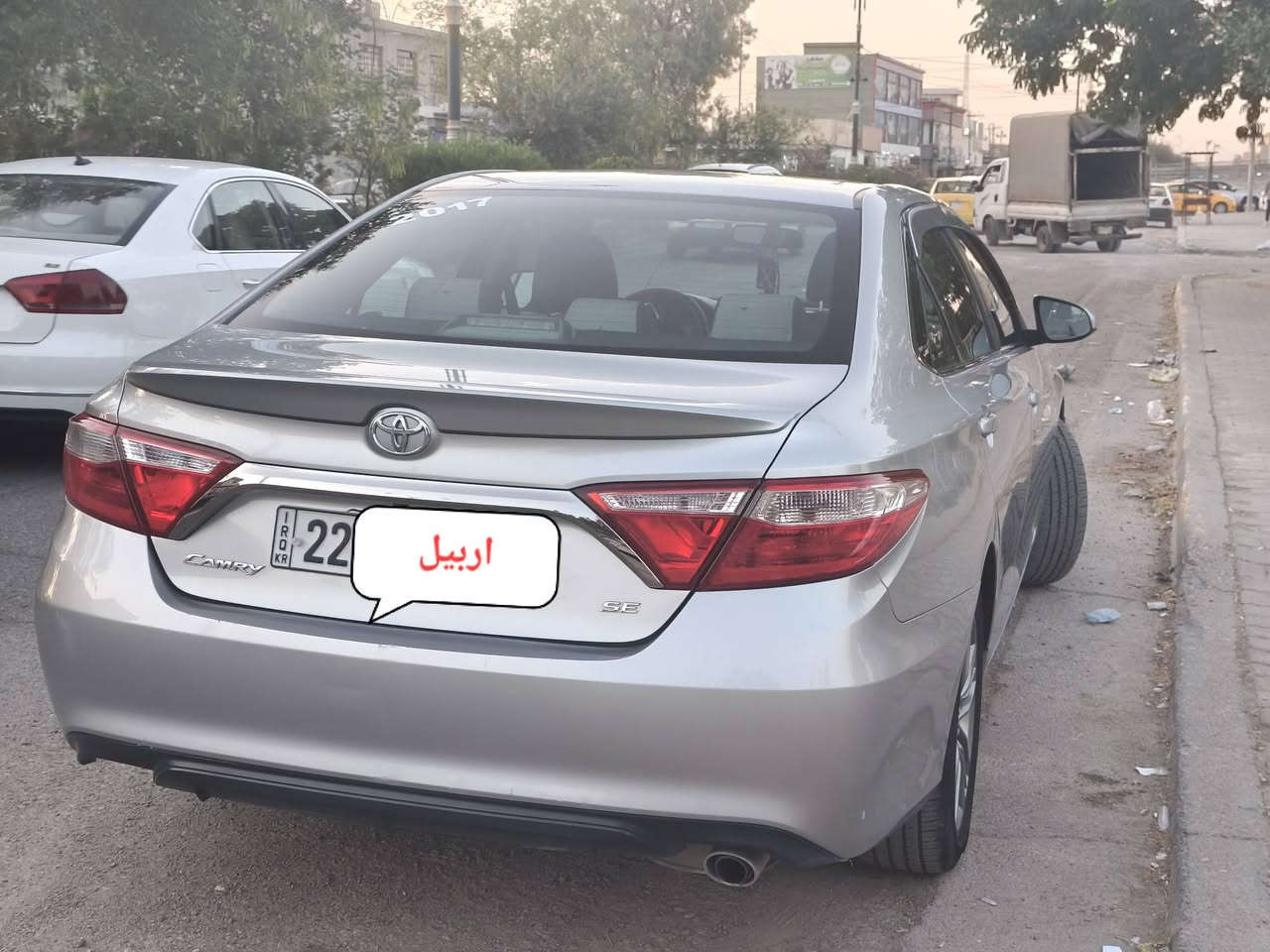 للبيع تويوتا كامري SE موديل 2017 🚘 وارد كندي
▪️ اللون: سلفر
▪️ الممشى: حوالي 125 ألف ميل
▪️ رقم أربيل وباسمي
▪️ الكير والمحرك بلادي بدون اي تنقيص
▪️ اقتصادية جداً بالوقود، تقريبا 10 كم لكل لتر
▪️ ضرر خفيف ومصلح تصليح مرتب ونظيف
▪️ السيارة استخدام شخصي ومعتنى بها بشكل ممتاز
▪️ ملتزم بجميع الصيانات الدورية وتبديل الزيوت والمواد الاستهلاكية في أوقاتها
السيارة بحالة جيدة جداً وما شاء الله خير من الله، جاهزة للفحص ومكانها قضاء العلم.
للاستفسار عن السعر أو للحصول على صور الضرر، يرجى الاتصال او ارسالة رسالة عالواتس اب على الرقم: 📞 (***********)
