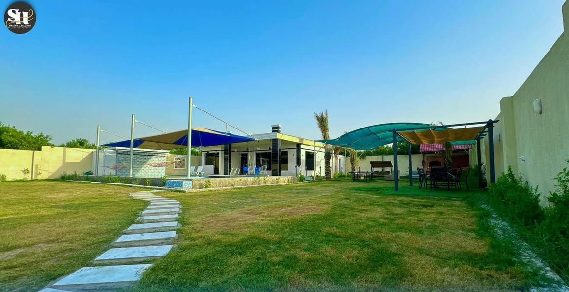 🎉 إحجز مزرعتك الخاصة وتمتع بأجواء من الخصوصية والراحة! 🌿

🏡 مساحة المنتجع: 2500 دونم من المتعة والهدوء!

🔌 كهرباء 24/24 بدون أي انقطاع — استمتع بكل لحظة بدون قلق!

🏊‍♂️ مسابح منفصلة للجميع:
 • مسبح خاص للأطفال 👧👦
 • مسبح خاص للكبار

🏐 أنشطة ترفيهية للكبار:
 • منضدة تنس 🏓
 • لعبة الفيشة 🎯
 • ملعب كرة طائرة

🏠 الراحة مضمونة:
 • صالة كبيرة مؤثثة ومكيفة
 • غرفتان نوم مكيفتان بالكامل ❄️

📶 إنترنت مجاني مفتوح لجميع الضيوف

🧒 منطقة ألعاب أطفال آمنة وممتعة

🔥 مكان مخصص للشواء مجهز بكافة الاحتياجات

🚻 مجموعة صحيات متكاملة داخلية وخارجية

🎶 سماعة دي جي داخلية للي يحبون الأجواء الحماسية!

🧼 تعقيم شامل بعد كل استخدام – سلامتكم أولويتنا! 😷

📲 موثقة رسميًا في تطبيق (أجرلي) – احجز بثقة! ✅

🌞 عيش صيفك معنا: إحجز ☀️، إسبح 🏊‍♀️، إشوي 🐟، وخلّيها أيام ما تنسى مع العائلة!

📍 العنوان: محافظة صلاح الدين – قضاء بلد

⸻

✨ للحجز والاستفسار / ***********

تواصل معنا عبر الرسائل الخاصة أو التعليقات!

#مزرعة_بلد #منتجع_عائلي #صيف_الخصوصية #استجمام #بلد #صلاح_الدين

⸻
