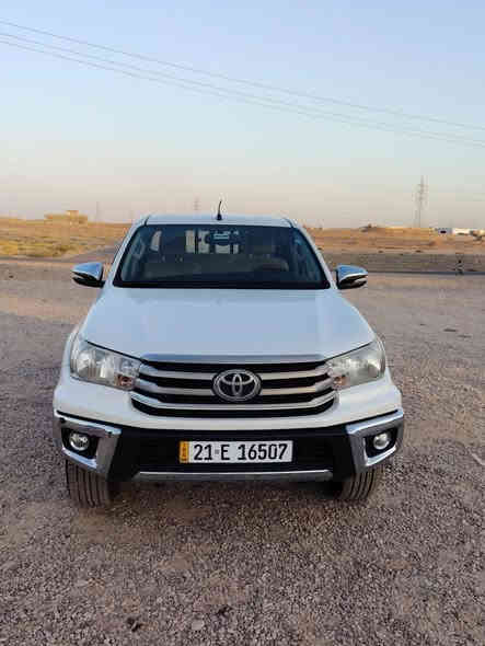 سلام عليكم سياره للبيع تويوتا هايلكس فورويل سياره مكفولة من صبغ ومن ضربة سنوية جديدة موديل2016 تبريد مامي خلفي رقم سلماني مرحبا تريد تحويل ثاني م  سيارة ماشية 126 كير عادي تبريد قطعتين ثلج هاذة رقم هاتف *********** عنواني. ديالى جلولاء دور ضباط سعر 245 خناقين
