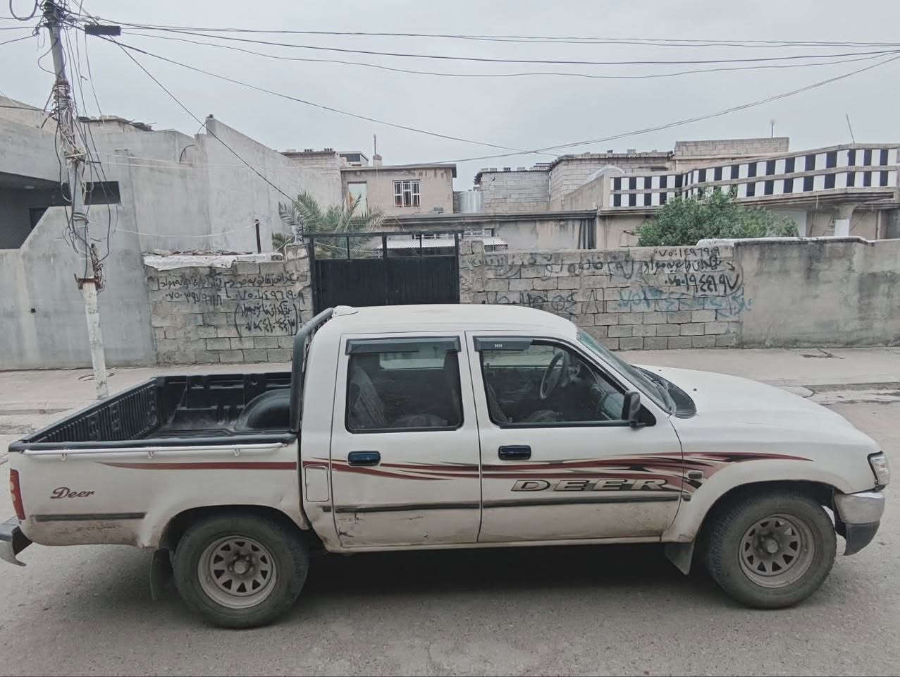 پیکاب دیر 2007  بە خ 
مە نە فیست ئە سلی
گێر مە کینە بە شە رت شوین چوارقوڕنە
***********
