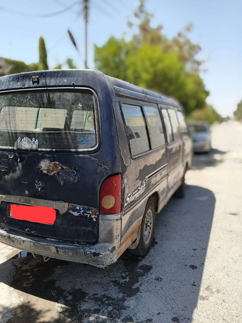السلام عليكم كيا هيونداي موديل 1996 بسمي رقم بغداد محرك ونجي مجفت جديد لا تبخير ولا صرف تخم تاير جديد الكشر بي تلحيضات جاهزه للعمل السعر 35 وبي مجال قليل للاستفسار ***********
