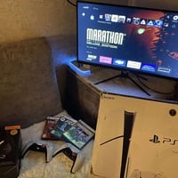 بلي ٥ سلم  كلش كلش نظيف  شاشة game on  فريم ١٢٠ ٢٧ بوصة  يوبي اس انترا...