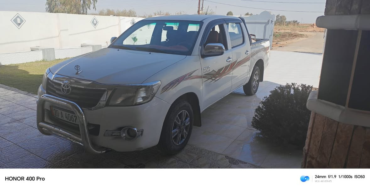 سلام عَـليـكم
تيوتا 2014 للبيع 
كفالة محرك وكير 
المكان ديالى بلدروز 
للأستفسار ‭0780 891 3053‬
