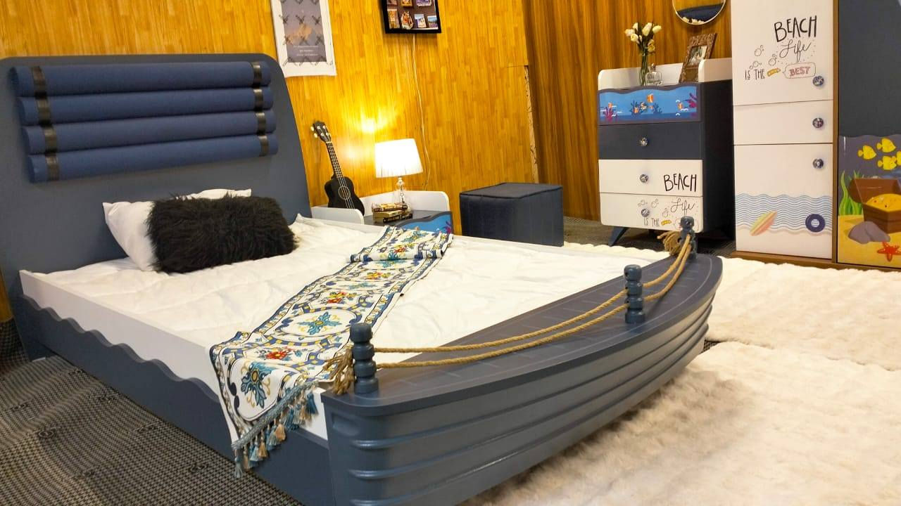 غرفة شبابية 5 قطع نضيفة 100/100 مال هوم سنتر *********** مكان بغداد..
